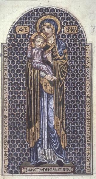 Virgen y niño de Robert Anning Bell